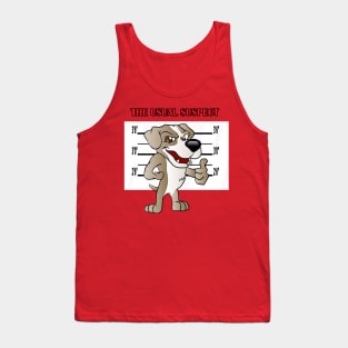 The Usual Suspect Dog Tank Top
